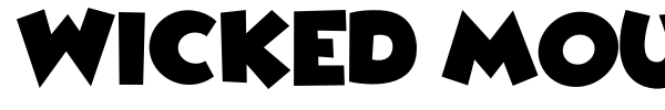 Wicked Mouse font preview